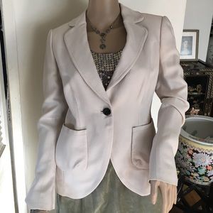 BANANA REPUBLIC IVORY BLAZER