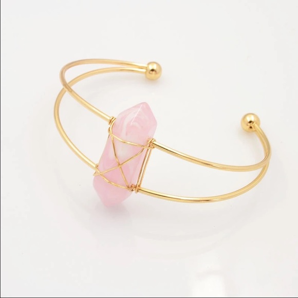 Jewelry - Gold Crystal Dainty Geometric Bracelet