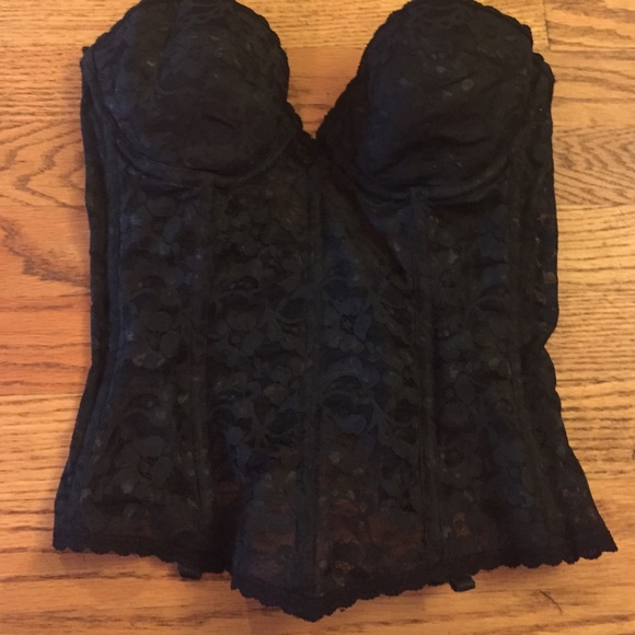 Fredericks of Hollywood Black Lace Corset