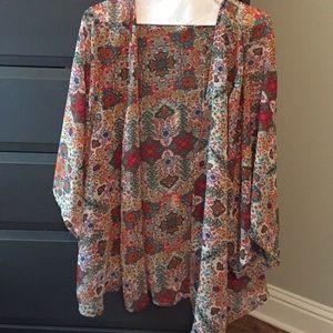 Floral Forever 21 Kimono