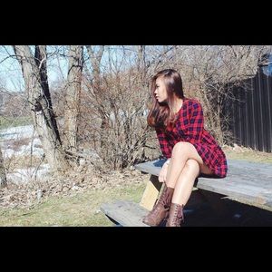 Cute Flannel Dress