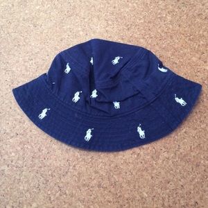 Navy Polo Bucket Hat