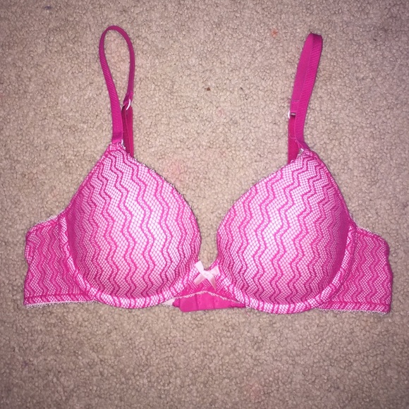 Beautiful Pink Lace Bra