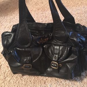 Black Volcom purse