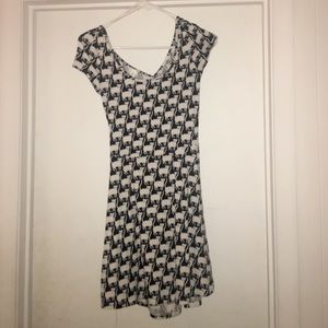 Cat Printed Dress