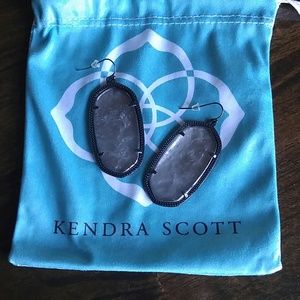 Kendra Scott Danielle earrings Mirror Rock Crystal