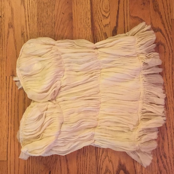 Scrunch beige corset