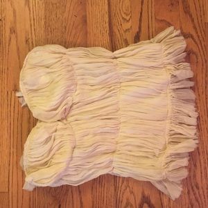 Scrunch beige corset