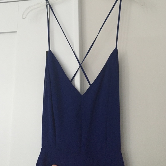 Blue Lulu's floor maxi dress