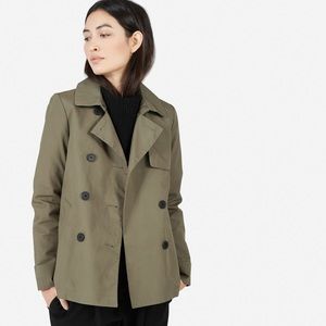 NEW EVERLANE SWING TRENCH IN SAGE