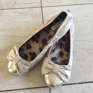 Guess Gold Flats