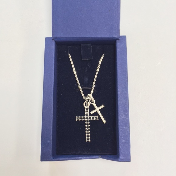 Swarovski cross necklace