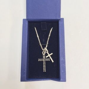 Swarovski cross necklace
