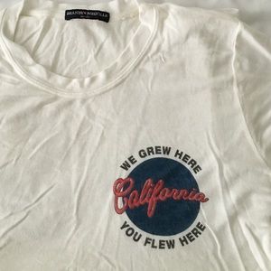 White brandy California shirt