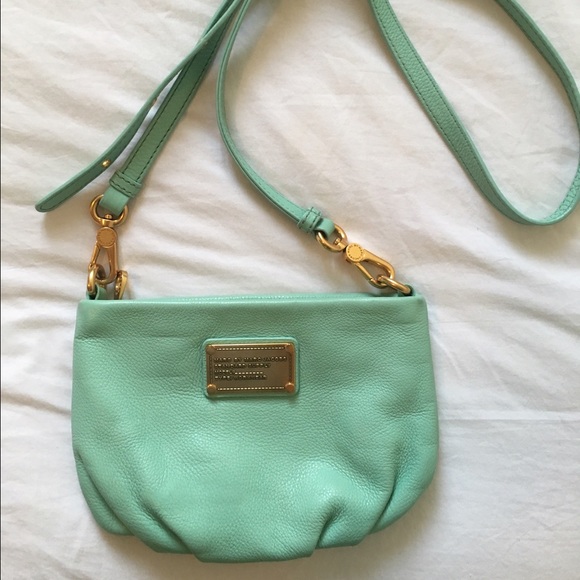 Marc by Marc Jacobs turquoise cross body purse