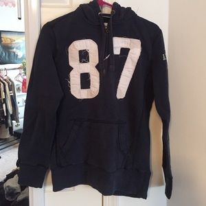 Men's Blue Aeropostale Quarter-Zip Hoodie