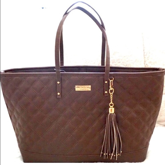 BCBG Paris Quilted Tote
