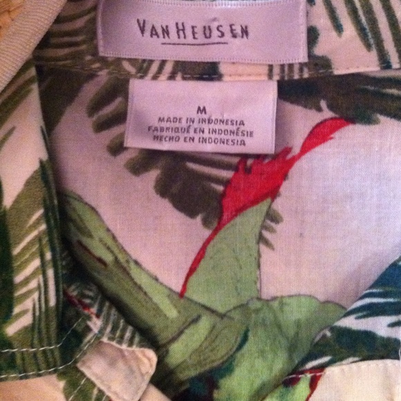 Birds of paradise vintage button up - Picture 3 of 3