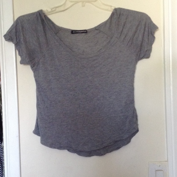 SOLD Grey brandy melville top