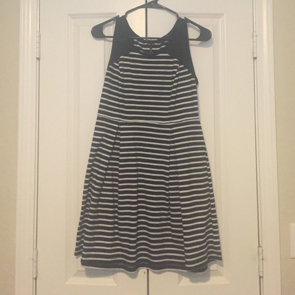 Black & White Striped Dress