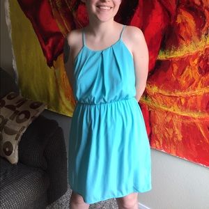 Robins egg blue dress