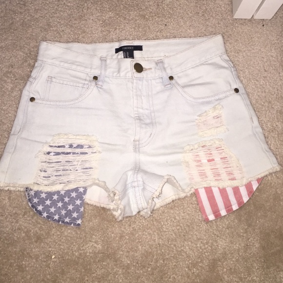 American flag ae shorts