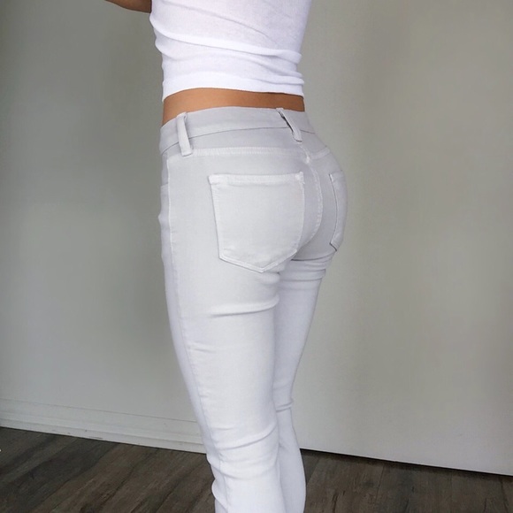 "Light Grey Denim Jeans" - Picture 3 of 4