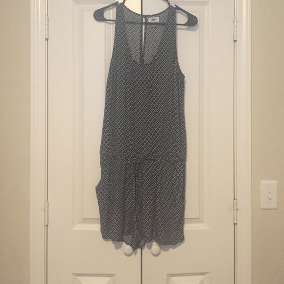 Black & White Romper