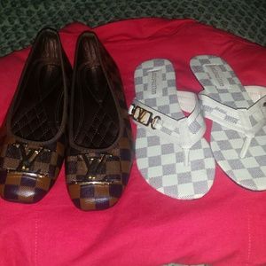 White Summer Sandals/leather Ballet flats