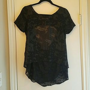 See through BCBG top !