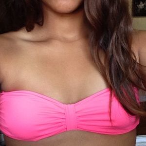PINK Victorias secret strapless top