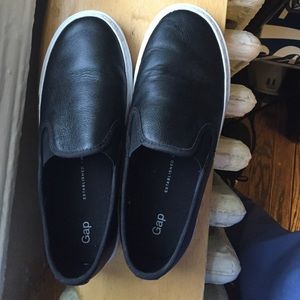 leather loafers