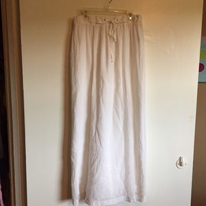 J. Crew white maxi skirt