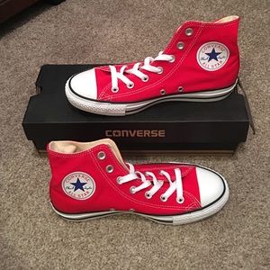 red hightop converse