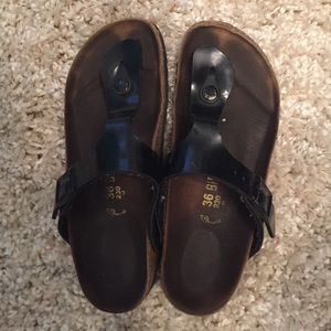 Patton leather Birkenstocks