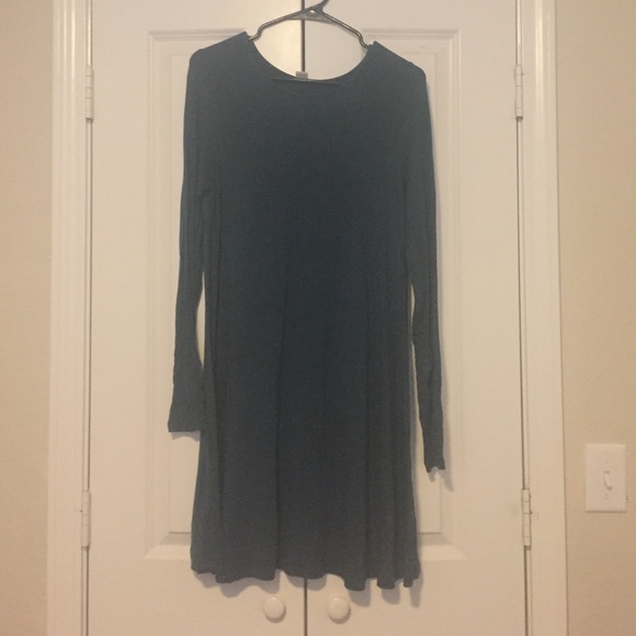 Green Long Sleeve Dress