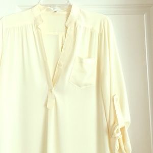 Cream Tunic Top