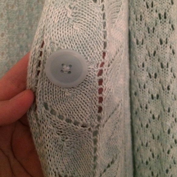 teal/mint cardigan! - Picture 2 of 4