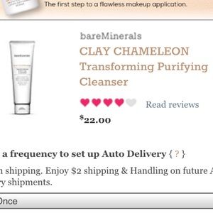 Bare minerals clay chameleon cleanser