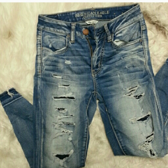American eagle stretchy short skinny jeans\capri