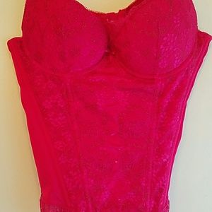 Hot Pink VS corset !