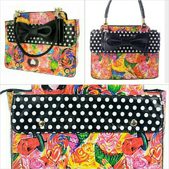 Iron Fist Cupcake/Candy/Bow purse NWT - Picture 3 of 4