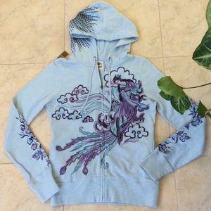 Lucky Brand Chinese Goddess Hoodie