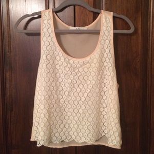 Forever 21 Pink sheer tank top