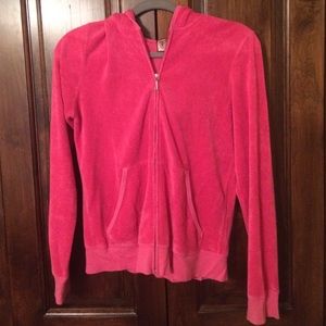 Pink juicy couture zip up jacket