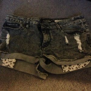 acid wash shorts