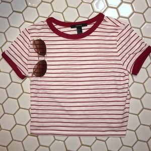 forever 21 crop tee