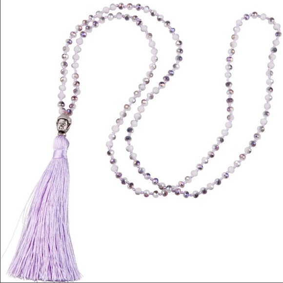 Bohemian Buddha Tassel Necklace