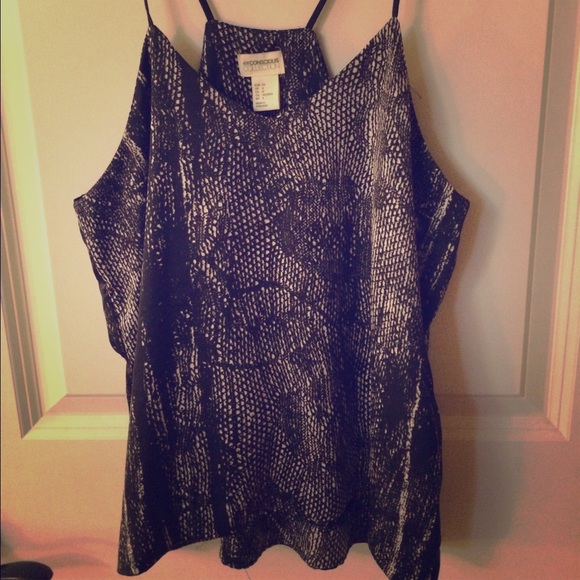 Snake print tank