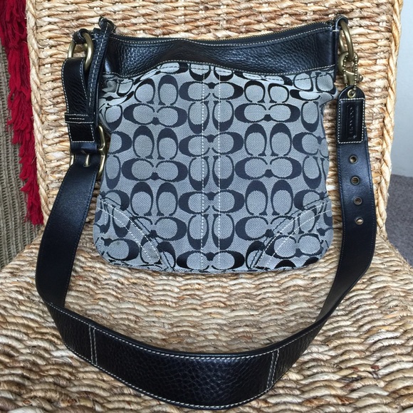 Coach Signature Monogram Canvas Bag